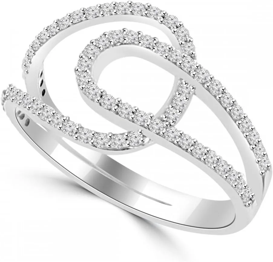 0.40 ct Ladies Brilliant Cut Diamond Anniversary Ring in Platinum