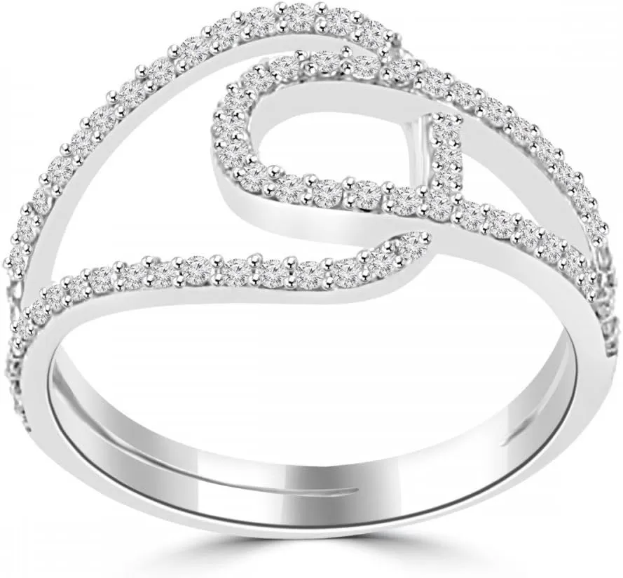 0.40 ct Ladies Brilliant Cut Diamond Anniversary Ring in Platinum
