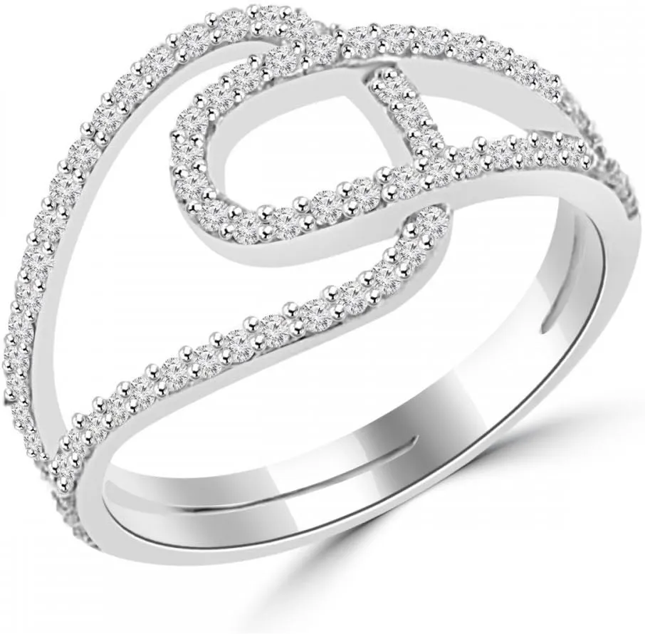 0.40 ct Ladies Brilliant Cut Diamond Anniversary Ring in Platinum