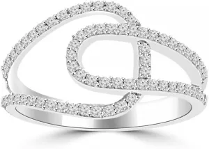 0.40 ct Ladies Brilliant Cut Diamond Anniversary Ring in Platinum