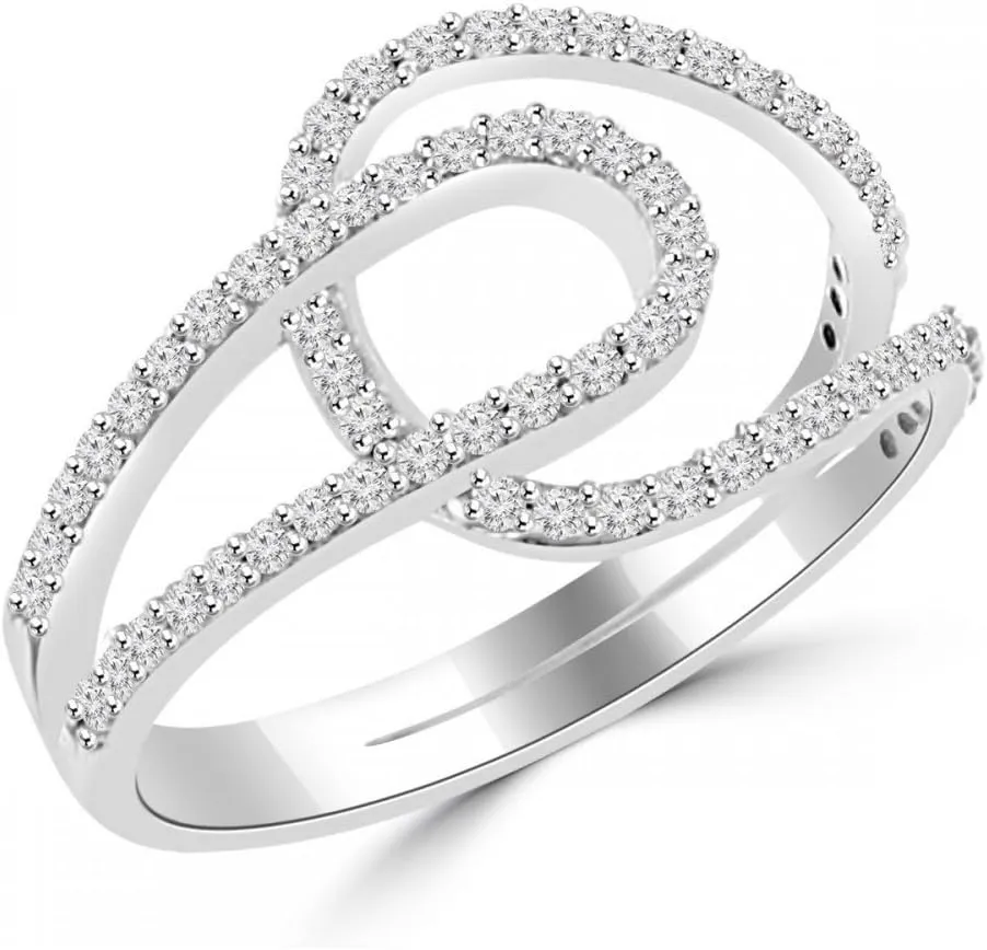 0.40 ct Ladies Brilliant Cut Diamond Anniversary Ring in Platinum