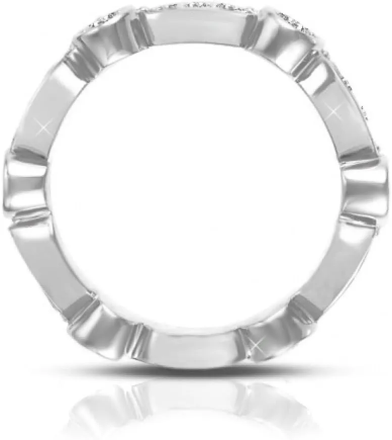0.75 ct Ladies Brilliant Cut Diamond Eternity Wedding Band in Platinum