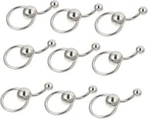 10Pcs Belly Button Rings Set Durable Navel Jewelry for Women Stylish Piercing Decor with Beautiful Color and Luster for Daily Wear