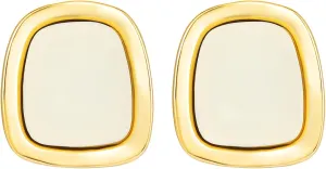 14K Gold Plastic Stud Earrings for Women Jewelry