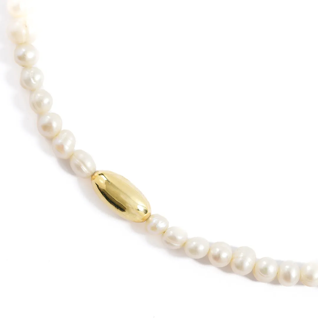 14kt Gold and Pearl Necklace