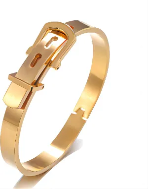18K Gold Plated Stainless Steel Bracelets for Men - Roman Numeral Bracelet Luxury Crown King Twisted Cuff Bracelet Set Men Cable Bangle Bracelets Set