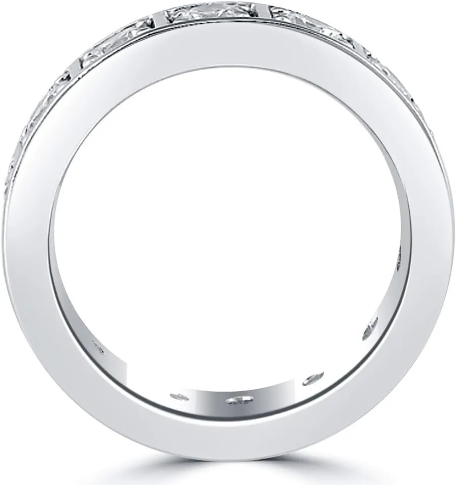2.00 ct Ladies Brilliant Cut Diamond Eternity Wedding Band in Platinum