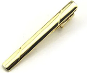 4pcs Men's Tie Clips Metal Necktie Bar Clips Spring-loaded Pinch Iron Shiny Plating Neat Appearance