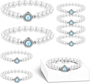 8 Pack Bridesmaid Proposal Gift Bulk Stone Bracelets With I Can Not Say I Do Without You Card Will You Be My Engagement Bridal Party Favors