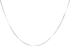 925 Sterling Silver Chain 0.8MM Delicate Box Chain - Italian Necklace Chain - Tiny&Thin&Strong -Friendly Price & Quality 14"-30"