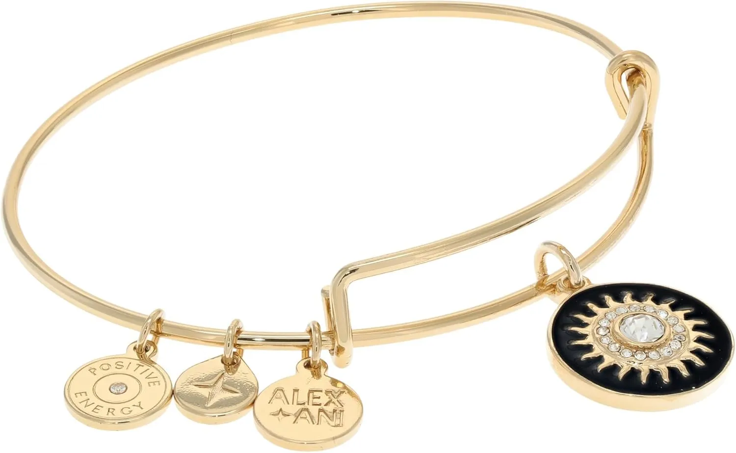 Alex and Ani Make Your Own Sunshine, Set of 3 Bracelet Shiny Gold One Size