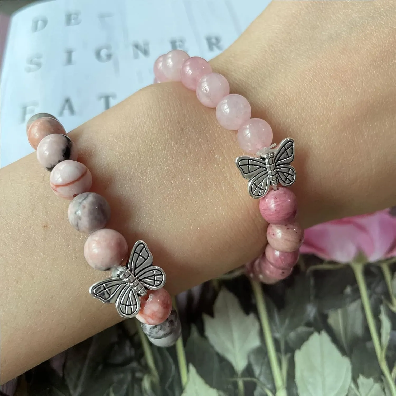 Always Believe in Yourself Butterfly Bracelet Adjustable String Butterfly Bracelets Cute Butterfly Charm Bracelets Bracelet Suitable For Women Butterfly Jewelry