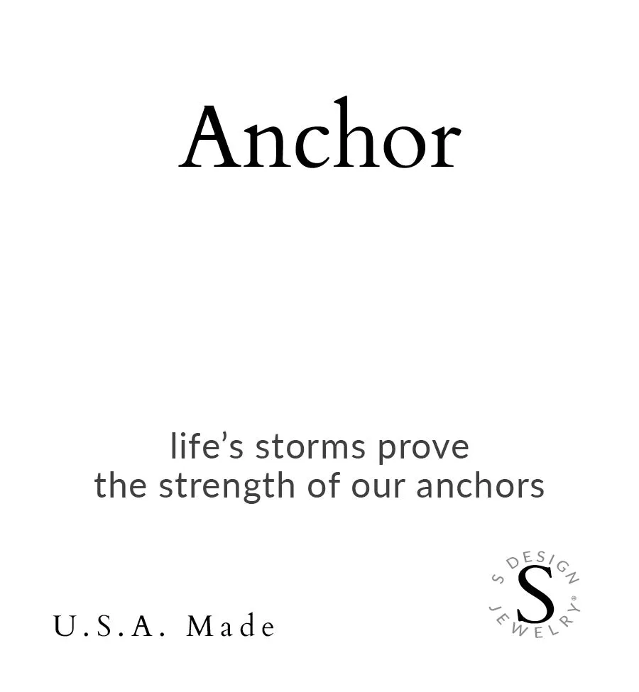Anchor | Stone Beaded Charm Bracelet | Turquoise