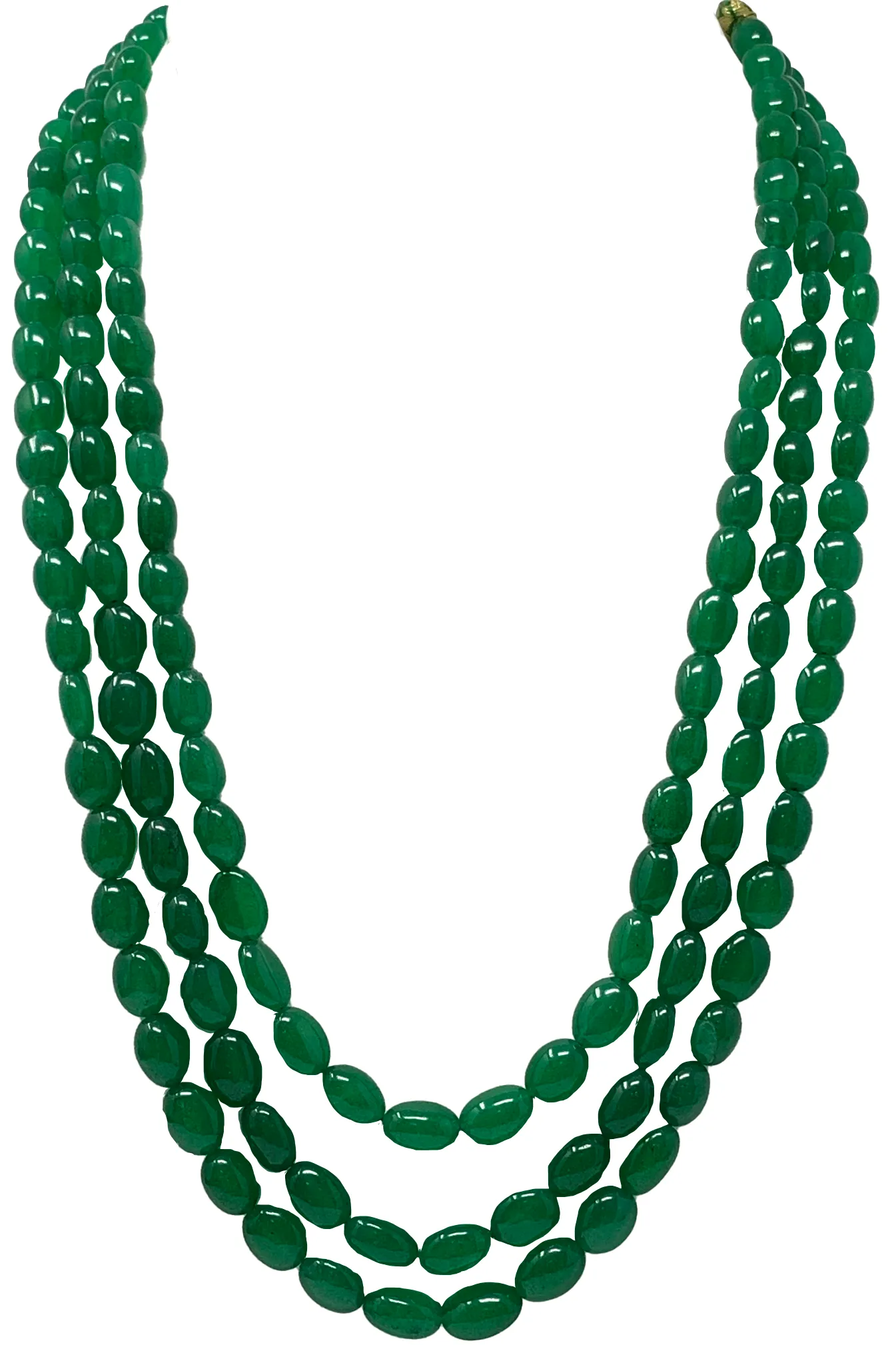 Beryl Emerald Gemstone Necklace (D1)