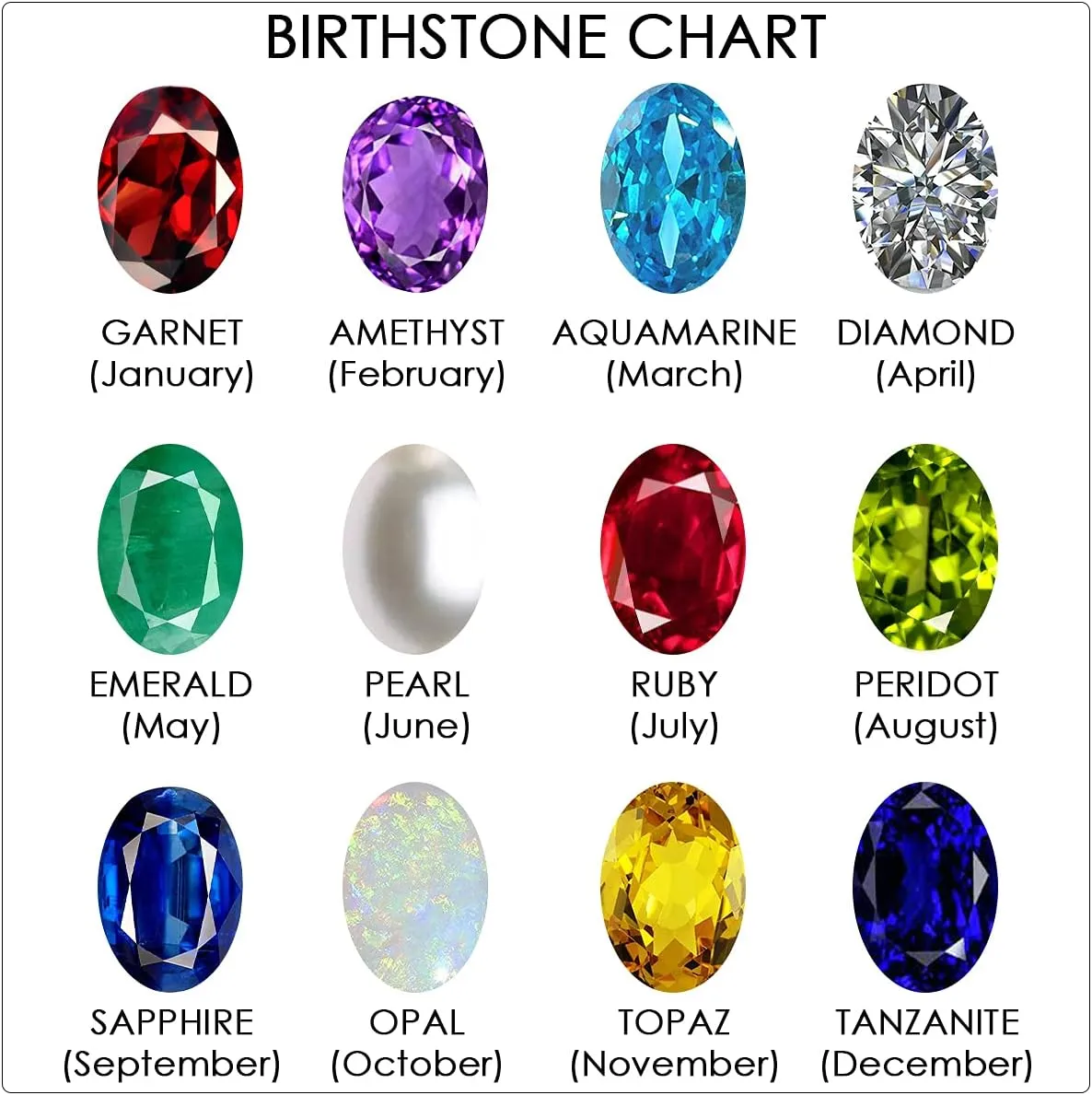 Birthstone Bracelets for Women - Charm Bolo Bracelet Adjustable Engagement Anniversary Wedding Promise Gemstone Jewelry Birthday Gifts