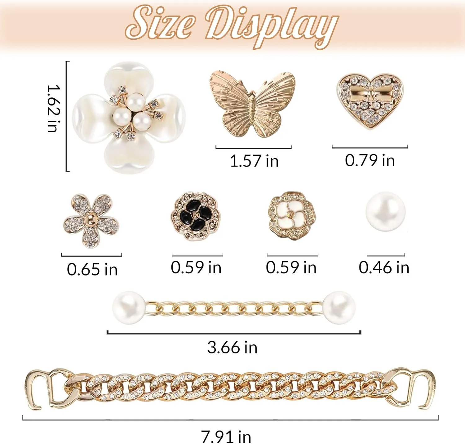 Bling Shoe Charms For Women, Floral Pearl Clog Shoe Decor, Butterfly Jewelry Accessories For Party Favors, Birthday Gifts.