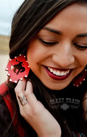 Blingin' Bronc Earrings