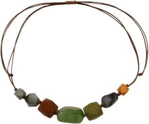 Boho Tribe Collar Necklace for Women Multi-color Resin Irregular Geometric Pendant Bib Statement Necklaces Fashion Jewelry Gifts
