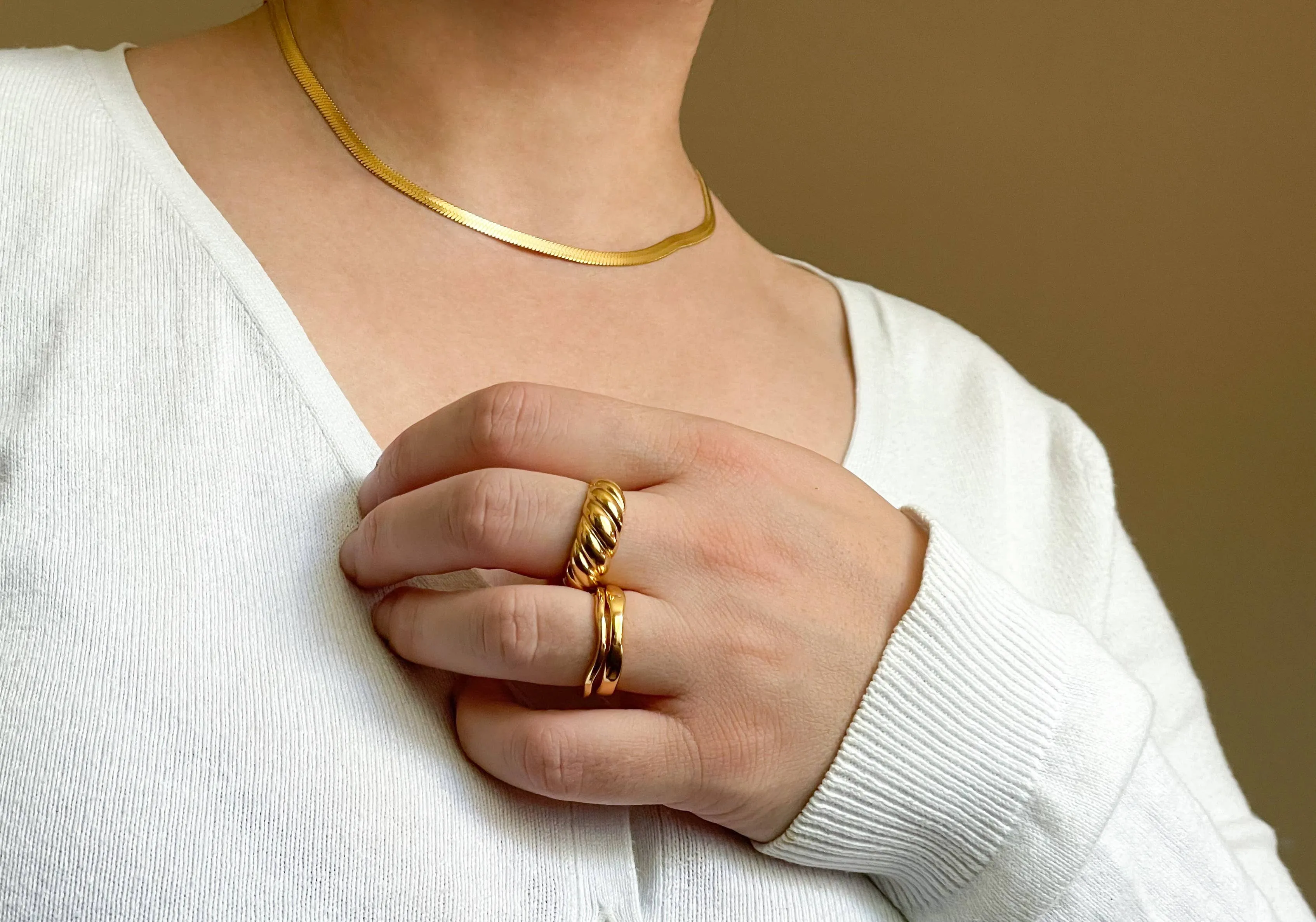 Bold Croissant Ring