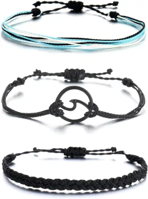 choice of all Friendship Bracelets for Women Sting Anklet Bracelets Boho Surfer Adjustable Bracelet for Women Men Wave Beach Jewelry Trendy Vacation Birthday Gifts