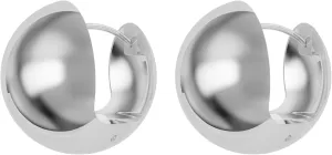 Chunky Earrings, Titanium Steel Huggie Earring Thick Lightweight Earrings for Women (Gold/Silver)