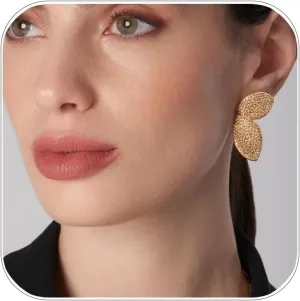 Dazzling Rhinestone Leaf Earrings Jewelry for Women Costume Crystal Statement Stud Earrings Trendy Ear Accessory