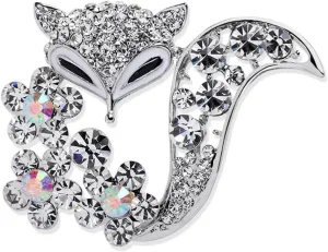 Fashion Animal brooch fox brooch sweater jacket cardigan accessories pin clothing accessories, designed specifically for fashionable women suitable - various holiday jewelry gifts