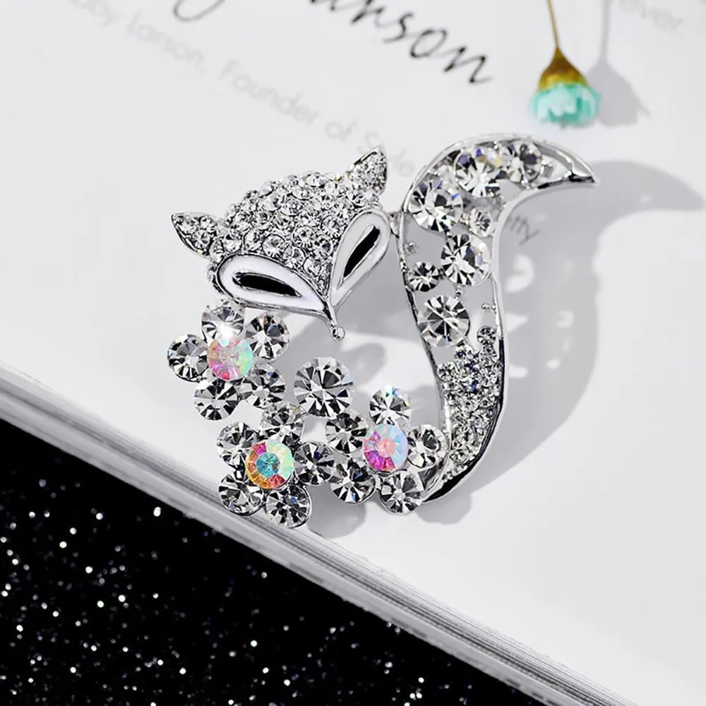 Fashion Animal brooch fox brooch sweater jacket cardigan accessories pin clothing accessories, designed specifically for fashionable women suitable - various holiday jewelry gifts
