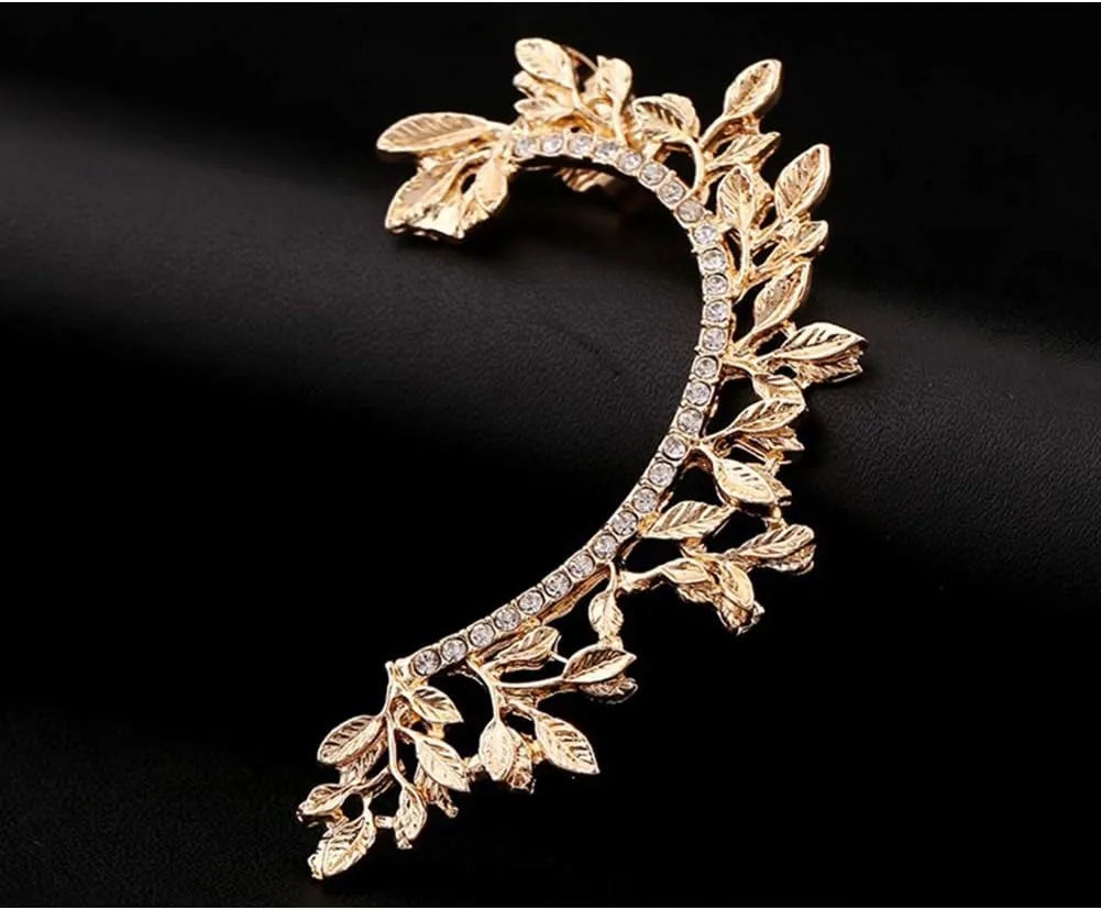 Galaxia Air Crystals Ear Cuff Hoop Climber Earring Hypoallergenic Earring