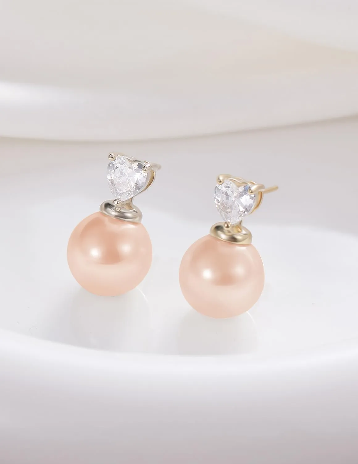 Gold Plated Stainless Steel Zircon Necklace And Earrings Jewelry for Women