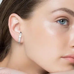 Handmade stud earrings Gold sterling silver dainty huggie studs Minimalist silver stud earrings silver earrings geometric earrings hypoallergenic huggie