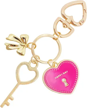 Heart Shaped Keychain, Cute Keychain for Women, Aesthetic Keychain, Funny Key Rings for Car Keys
