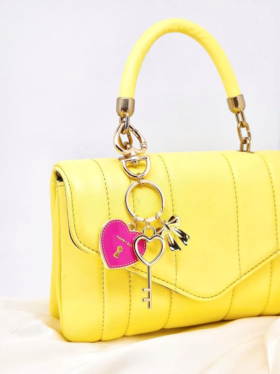 Heart Shaped Keychain, Cute Keychain for Women, Aesthetic Keychain, Funny Key Rings for Car Keys