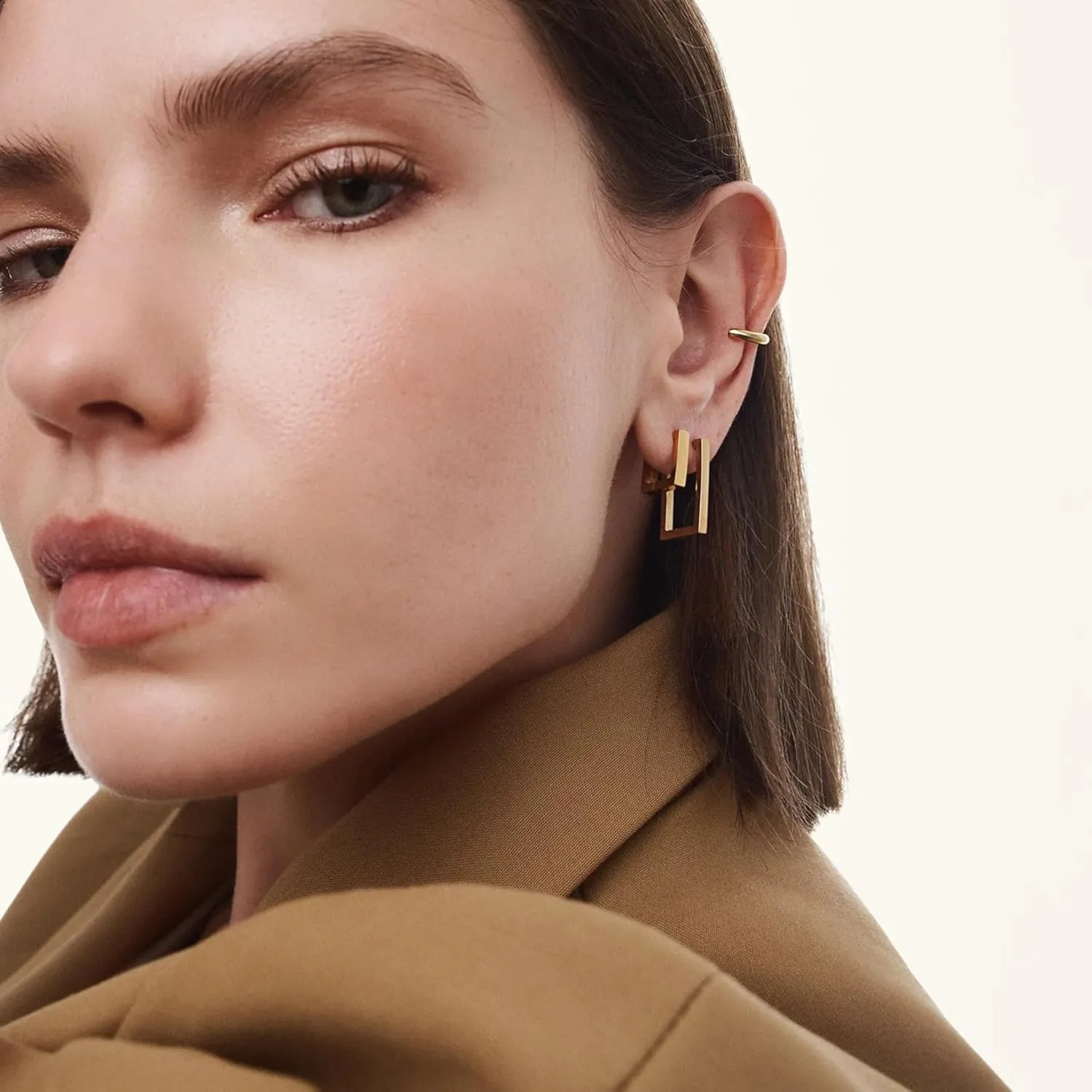 Hey Harper Hoop Earrings For Women Trendy - Lightweight Waterproof & Sweatproof Jewerly