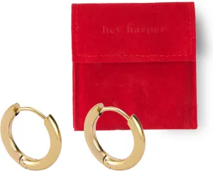 Hey Harper Hoop Earrings For Women Trendy - Lightweight Waterproof & Sweatproof Jewerly