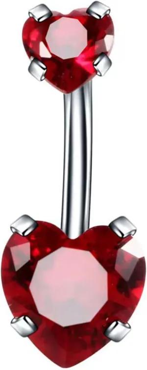 ink2055 Belly Piercing Jewelry Allergy Free Lightweight Shiny Belly Button Piercing Rings Jewelry Gifts for Lady