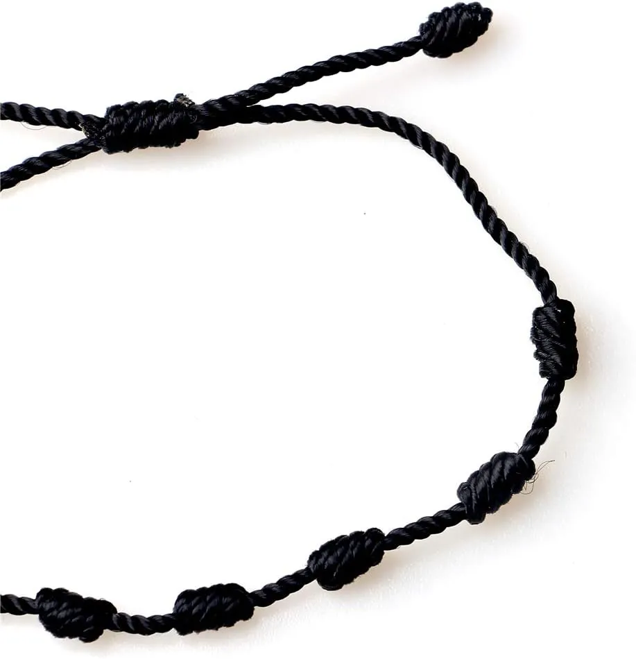 kelistom Handmade 7 Knots Red String Bracelet for Protection, Evil Eye and Good Luck, Amulet for Success and Prosperity, Friendship Bracelets for Women Men Teens
