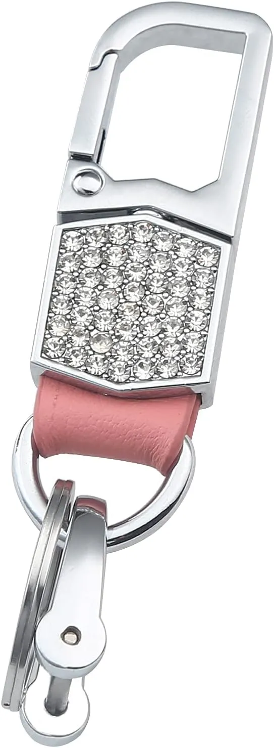 Key Chain Ring Clip Zircon Crystal shiny key hanger, Car keychain for men and women