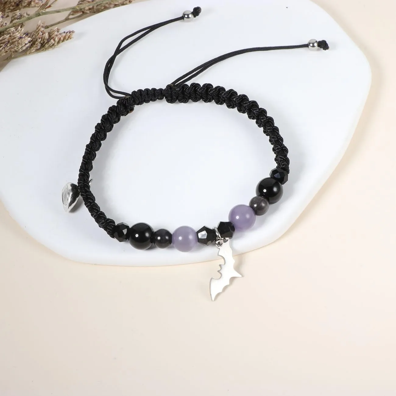 Kitty Spider Friendship Bracelet For Couples Best Friend Bff Family, Matching Heart Couples Bracelet Birthday Valentines Day Gifts To Daughter Sister Bestie Son Soulmate Friend
