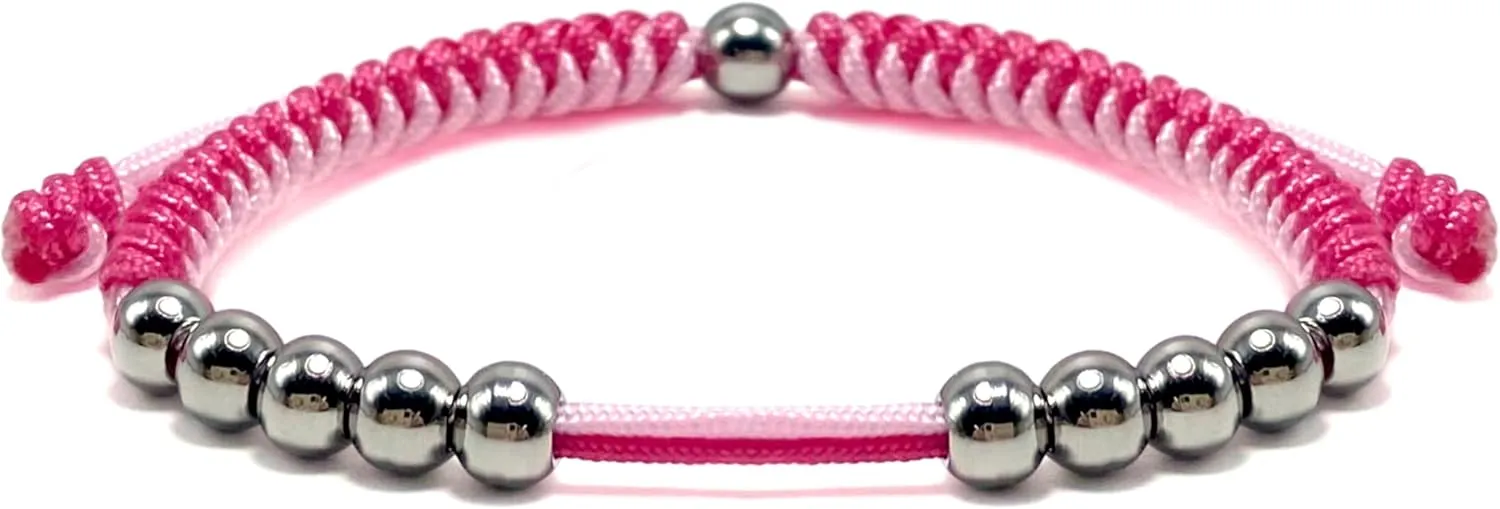 LAMIBEE Golf Stainless Steel 10 Bead Score Counter Bracelet, Golf Stroke Count Bracelet, Resizable Easy to Adjust Golf Round Scoring Tracker, Durable Stylish Golf Accessory