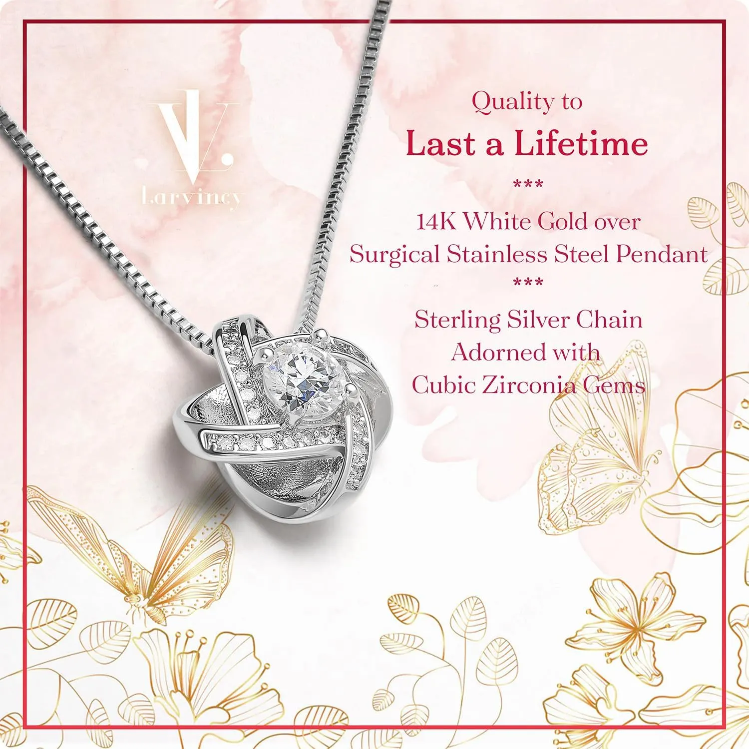 Larvincy To My Mom Necklace from Son with Heartfelt Message & Elegant Box - Mother of the Groom Necklace for Wedding, Jewelry Gift For Mom On Birthday, Mothers Day or Special Occasion