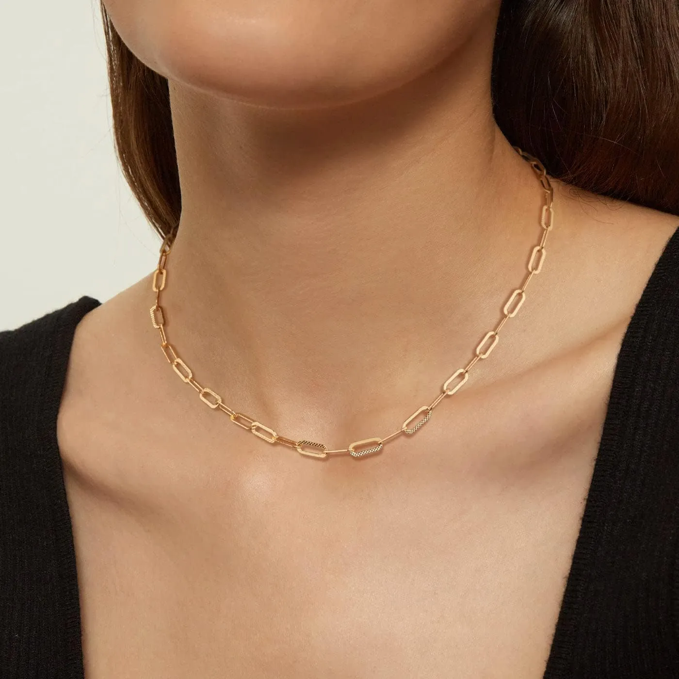 LOYATA 14K Gold Plated Choker Necklace Figaro Bohemia Sequin Coins Delicate Chain Necklace with CZ Evil Eye Hamsa Hand Necklace for Women
