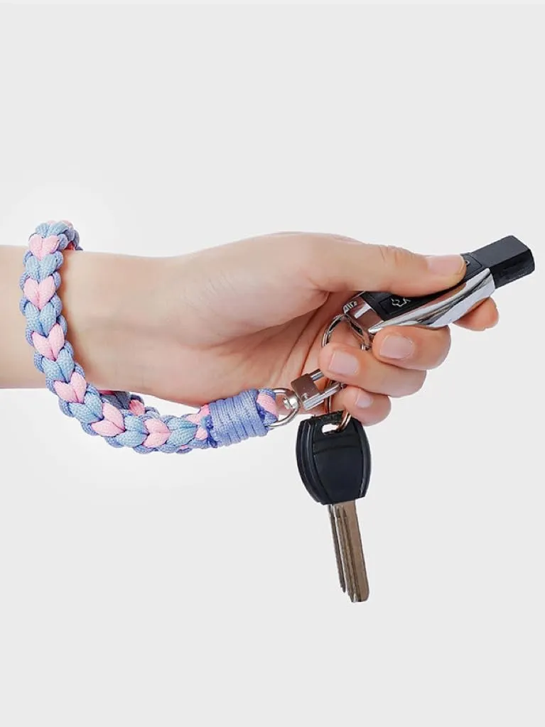 Macrame Keychain Handmade Wristlet Keychain for Women Cute keychain for Girls Wrist Lanyard for Keys