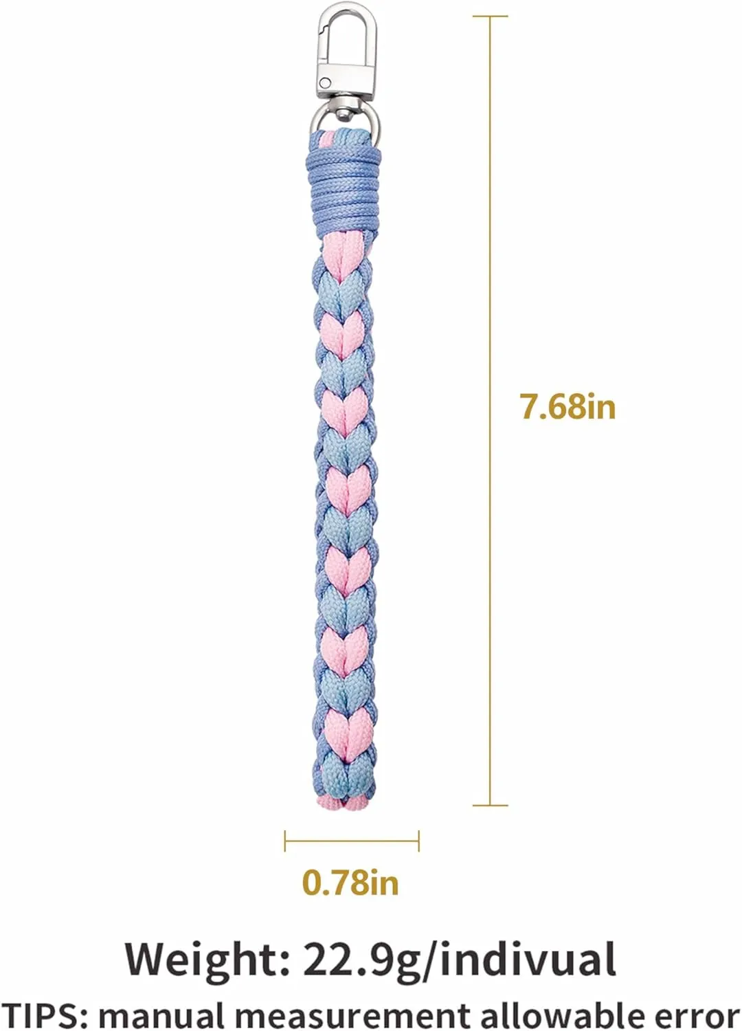 Macrame Keychain Handmade Wristlet Keychain for Women Cute keychain for Girls Wrist Lanyard for Keys