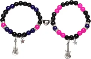 Matching Bracelets For Couples Him And Her Best Friends Friendship Relationship Bf and Ff Bracelets For Women Best Friend Magnetic Braclets Jewelry