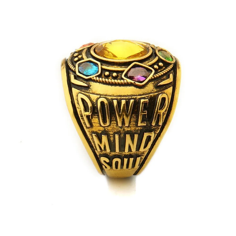 Men's Power Infinity Wars Thanos Cosplay Alloy Ring
