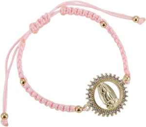 New 2025 Unisex Virgin Mary Of Guadalupe Adjustable Bracelet Fashionable Lucky Prayer Amulet Jewelry Religious For Men And Women Decoration Luxury Accessories Trendy For Women And Men
