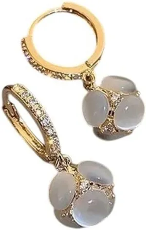 New 2026 Unisex French Retro Imitation Pearl Ball Stud Earrings For Women Fashion Jewelry Findings Elegant Simple Accessories Gifts Trendy Creative Gift For Women And Men
