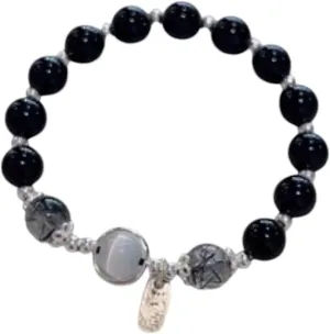 New 2026 Vintage Obsidian Imitation Crystal Ball Beaded Bracelet For Women Luxury Elegant Temperament Accessories Holiday Party Gifts Jewelry Fashion Accessories Creative Gift