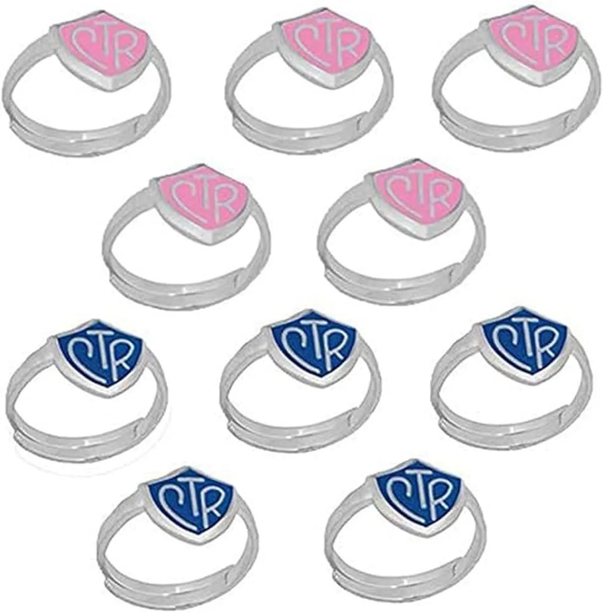 One Moment In Time H14B - H14G Size Adjustable Ring Mormon LDS CTR